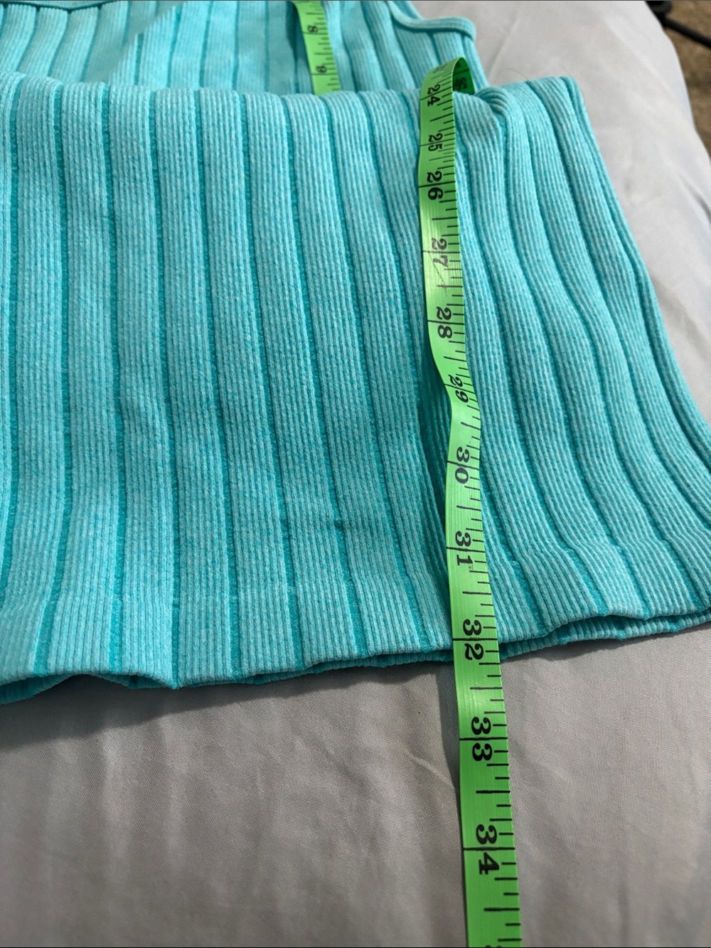 One-Shoulder Ribbed Tube Dress - Picture 4 of 4